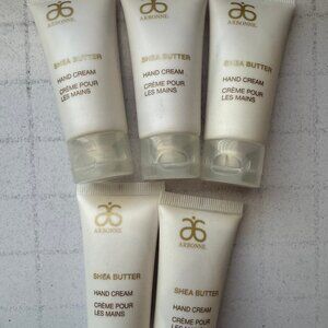 5x arbonne Shea Butter Hand Cream sample -15 ml each
